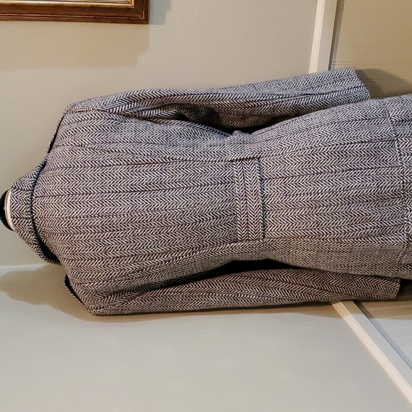 Calvin Klein herringbone wool coat - Picture 7 of 13